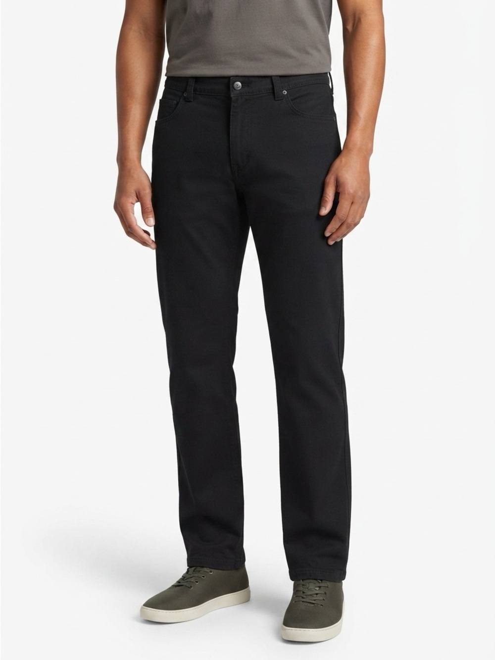 Duluth Trading Co. DuluthFlex Fire Hose Relaxed Fit Canvas Pants Black 38x30